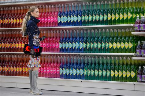 chanel grocery store runway